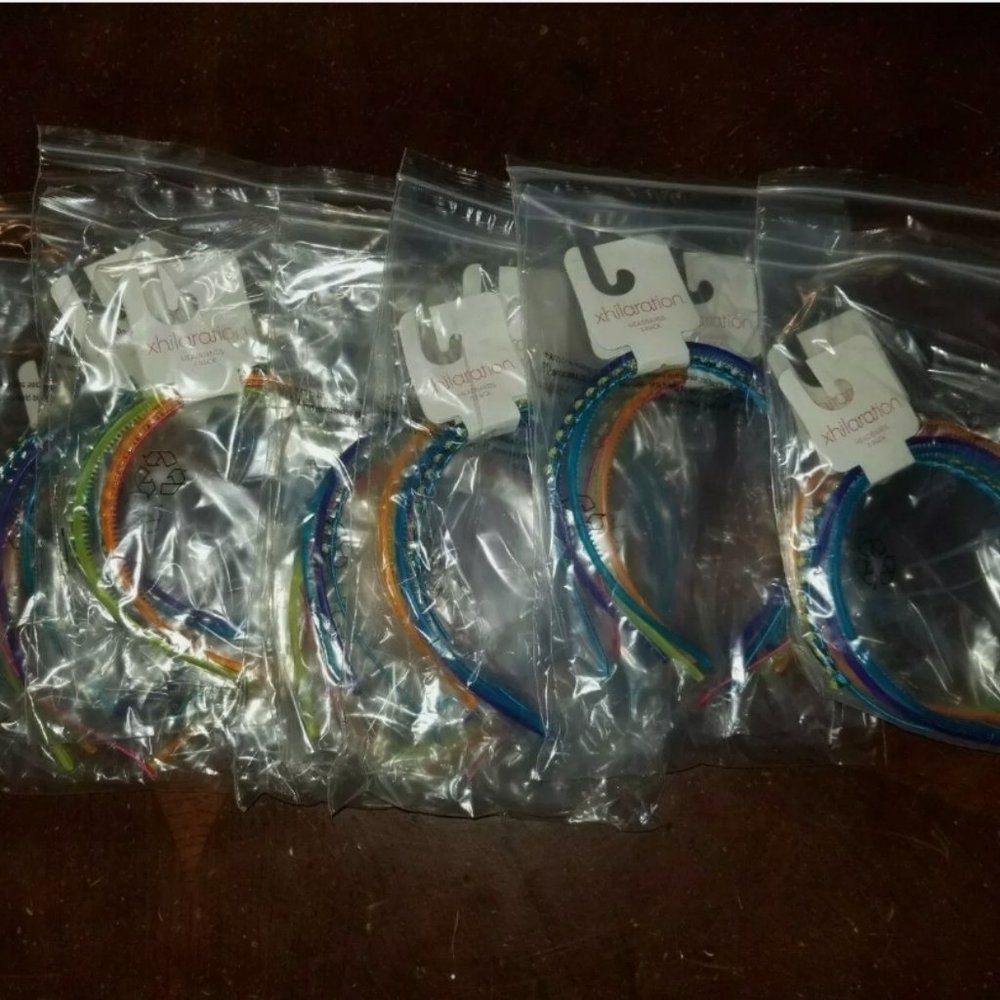 Xhilaration girl headbands plastic w/teeth multicolor Lot - New